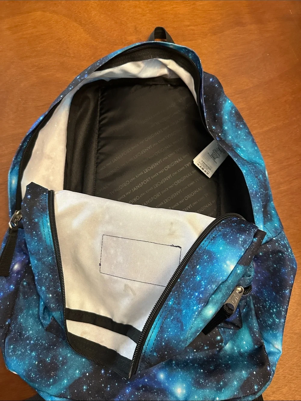 Jansport Galaxy Print Backpack with Adjustable Straps